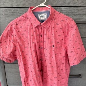 Tommy Bahama Red Casual Button Down Shirt